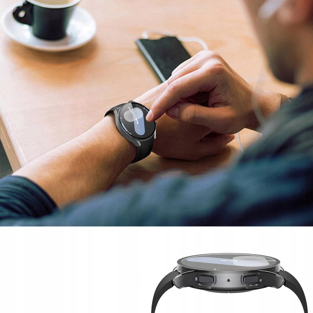 Etui + szkło Tech-Protect Defense360 do Samsung Galaxy Watch 7 40mm, przezroczyste